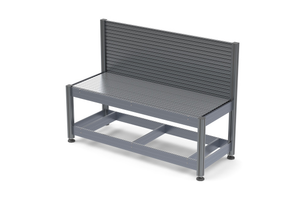 Robot Workbench with T Slots and Back Robot Workbench with T Slots and Back